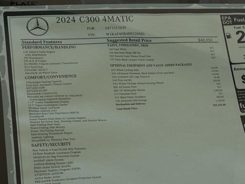 2024 Mercedes-Benz C-Class C 300Image 19