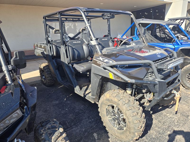 USED 2024 POLARIS RGR CREW XP 1000 TEXAS ED  BRONZE METALLIC TEXAS EDITION  Family PowerSports (877) 886-1997 familypowersports.com 
