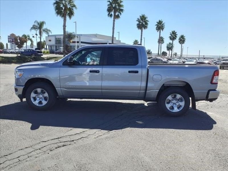 2024 RAM 1500 Big Horn Lone Star in a Billet Silver Metallic Clear Coat exterior color and Blackinterior. Perris Valley Auto Center 951-657-6100 perrisvalleyautocenter.com 