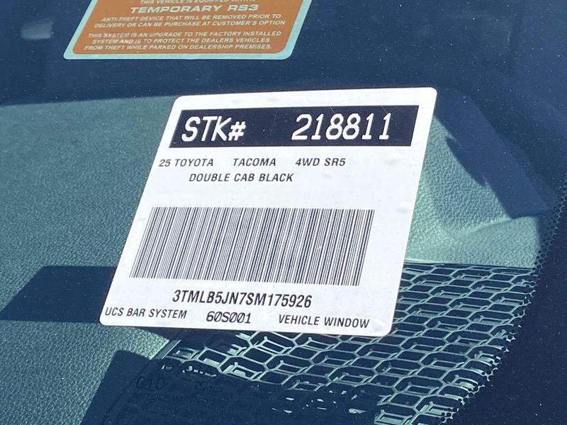 New 2025 Toyota Tacoma SR5Image 20