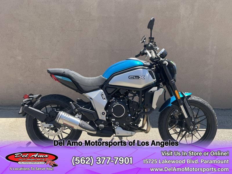 2023 CFMOTO CF700-2US  in a ZEPHYR BLUE exterior color. Del Amo Motorsports of Los Angeles (562) 262-9181 delamomotorsports.com 