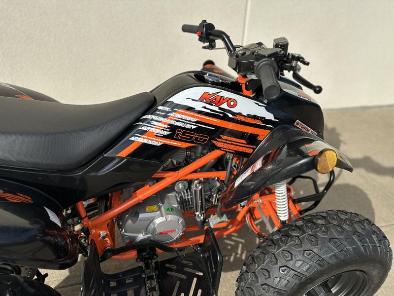 2022 KAYO STORM 150  in a BLACK exterior color. Cross Country Powersports 732-491-2900 crosscountrypowersports.com 