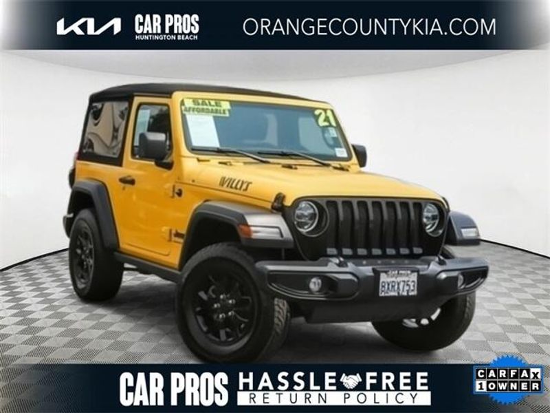 Used 2021 Jeep Wrangler WillysImage 1