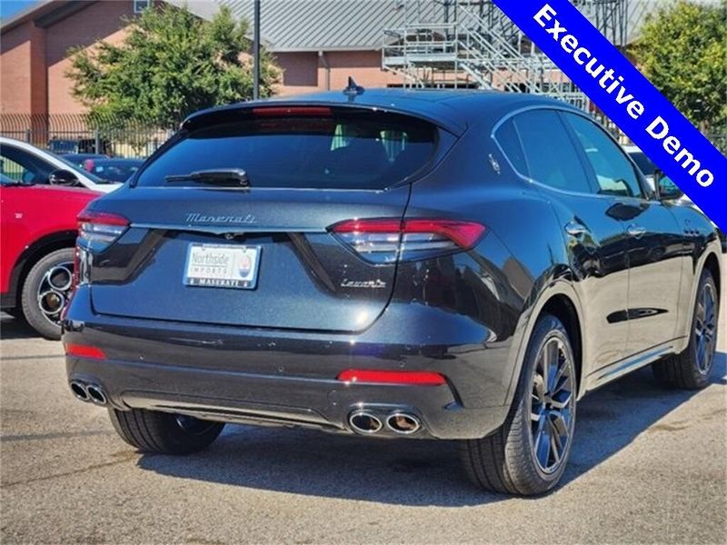 2024 Maserati Levante GT in a Black exterior color and Black/Redinterior. Northside Imports Houston 281-475-4549 northsideimportshouston.com 