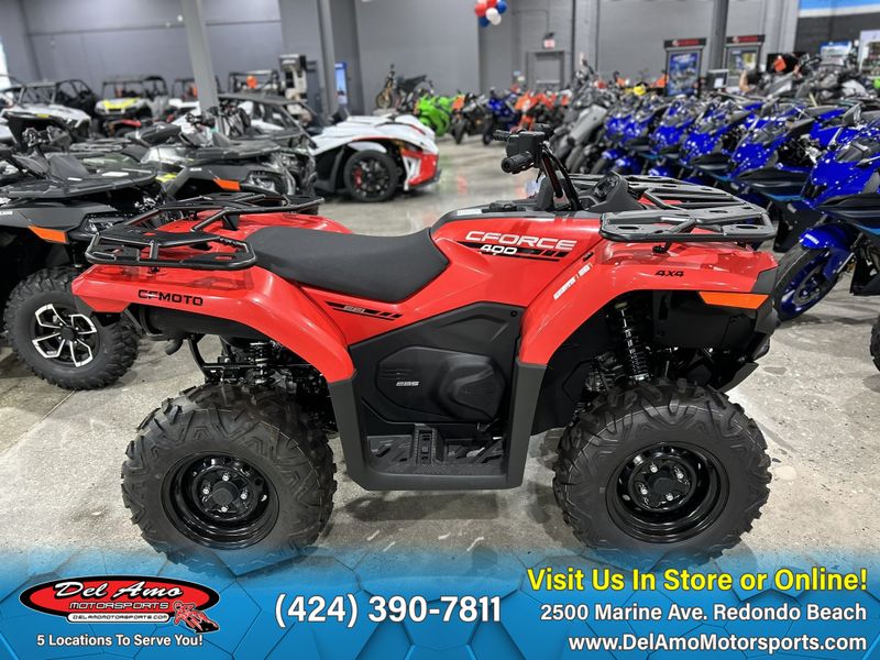 2024 CFMOTO CF400AU-6S  in a ROCKET RED exterior color. Del Amo Motorsports of Redondo Beach (424) 304-1660 delamomotorsports.com 