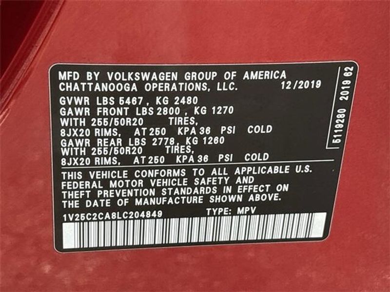 Used 2020 Volkswagen Atlas Cross Sport 2.0T SE w/TechnologyImage 32