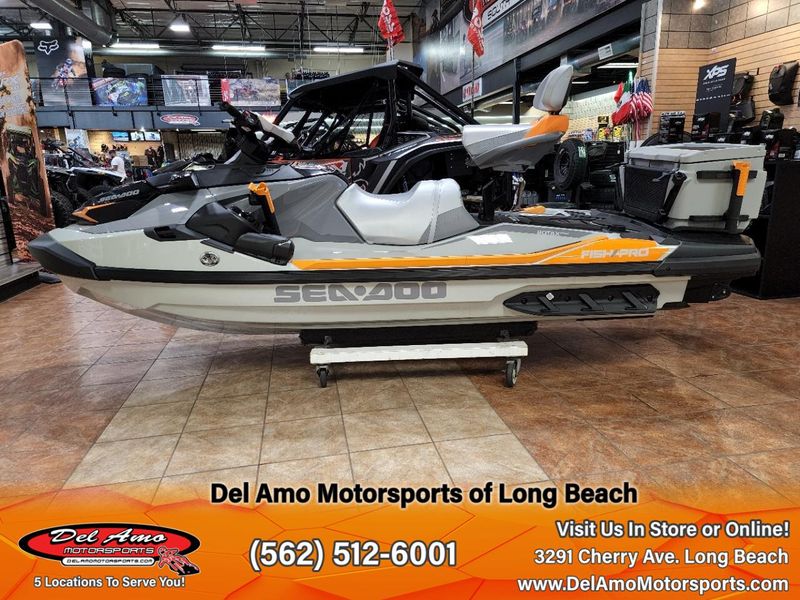 2024 Sea-Doo 19RG  in a SHARK GREY / ORANGE CRUSH exterior color. Del Amo Motorsports of Long Beach (562) 362-3160 delamomotorsports.com 