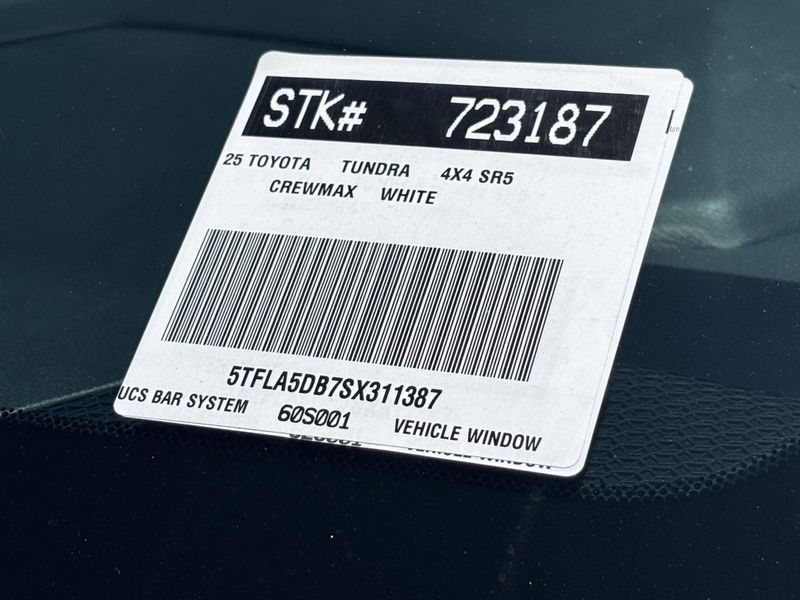 New 2025 Toyota Tundra SR5Image 20