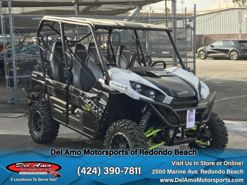 New 2025 Kawasaki TERYX4 S LE  in a ICE GRAY/SUPER BLACK exterior color. Del Amo Motorsports of Redondo Beach (424) 390-7811 delamomotorsports.com 