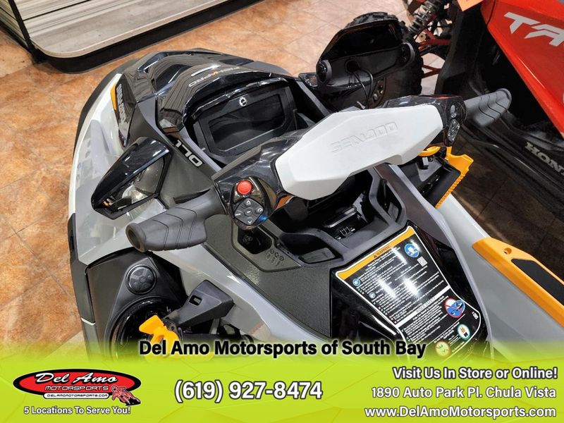 2024 Sea-Doo 19RG  in a SHARK GREY / ORANGE CRUSH exterior color. Del Amo Motorsports of South Bay (619) 547-1937 delamomotorsports.com 