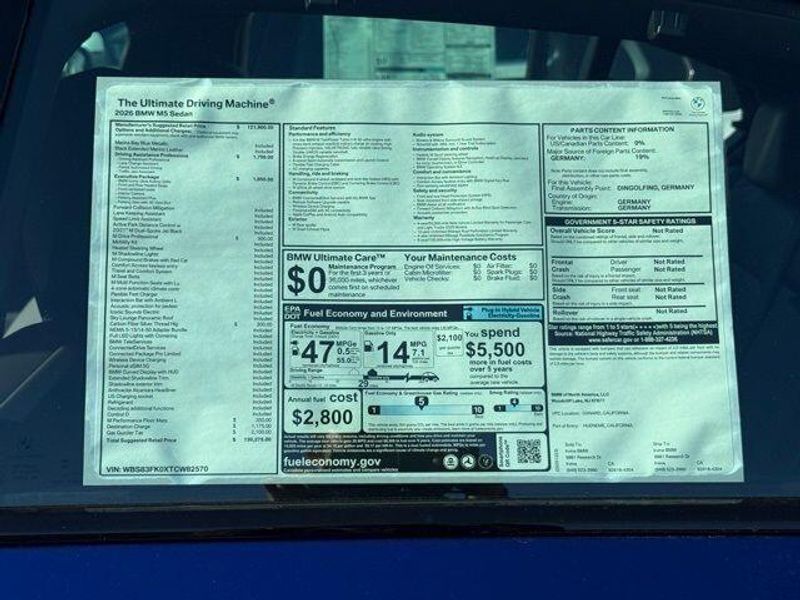 New 2026 BMW M5 BaseImage 28