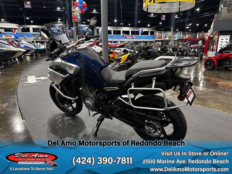 2023 CFMOTO CF800-5US  in a TWILIGHT BLUE exterior color. Del Amo Motorsports of Redondo Beach (424) 304-1660 delamomotorsports.com 