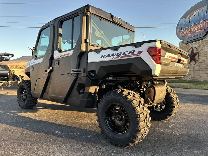 2025 Polaris RANGER CREW XP 1000 NORTHSTAR TRAIL BOSS EDITION CRYSTAL WHITE WITH PERFORMANCE RED ACCENTSImage 6