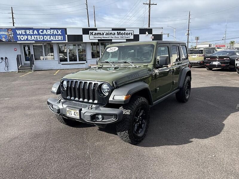 2021 Jeep Wrangler Unlimited   Wrangler Unlimited Sport S 4x4 at Kama'aina Motors, photo 1