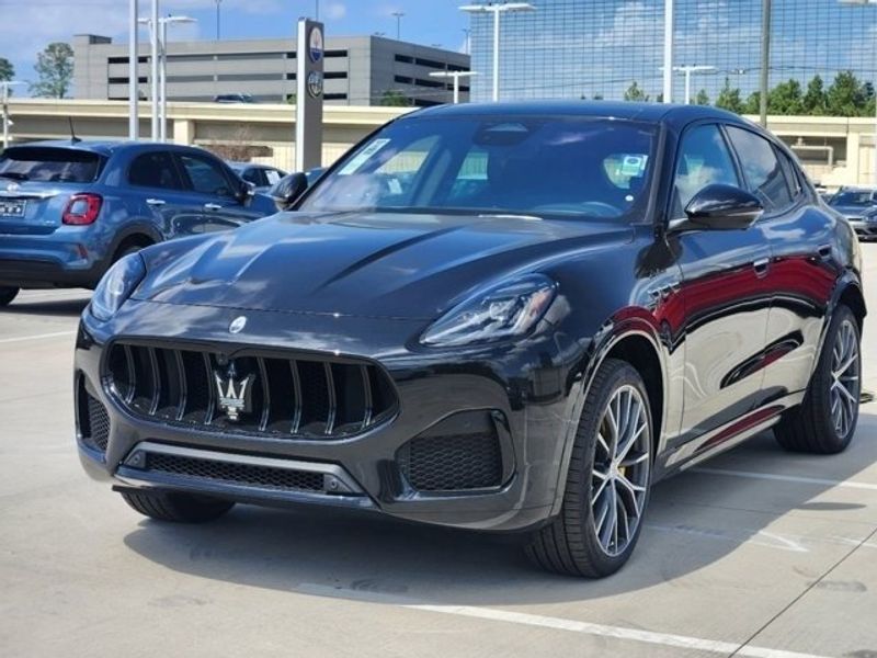 2023 Maserati Grecale Modena in a Black exterior color and Nero/Nerointerior. Northside Imports Houston 281-475-4549 northsideimportshouston.com 