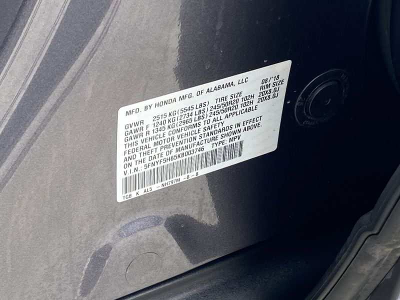 Used 2019 Honda Pilot TouringImage 33