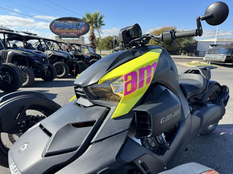 2023 CAN-AM RYKER SPORT 900 ACE  in a BLACK exterior color. Family PowerSports (877) 886-1997 familypowersports.com 