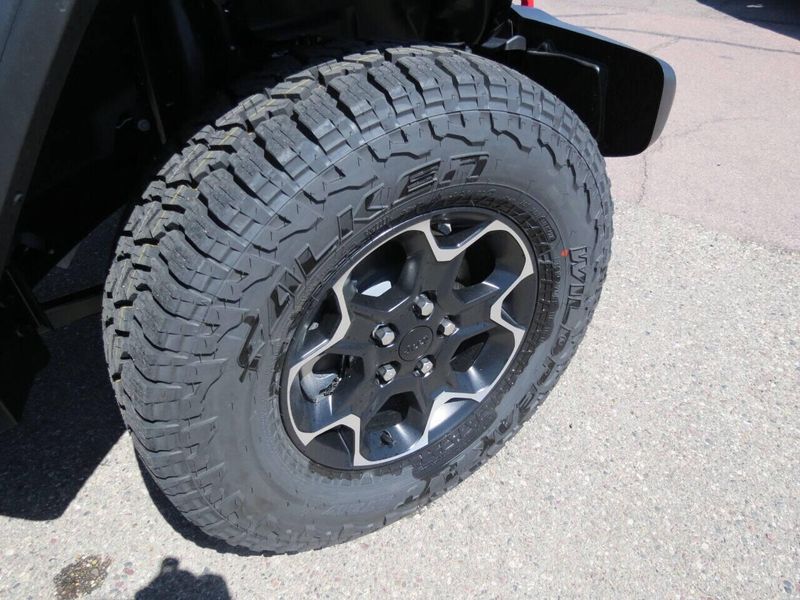 2023 Jeep Gladiator Rubicon 4x4 in a Black Clear Coat exterior color and Blackinterior. Militello Motors ​507-200-4344 militellomotors.net 