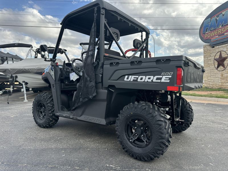 2025 CFMOTO UFORCE 600 NEBULA BLACK in a TWILIGHT BLUE exterior color. Family PowerSports (877) 886-1997 familypowersports.com 