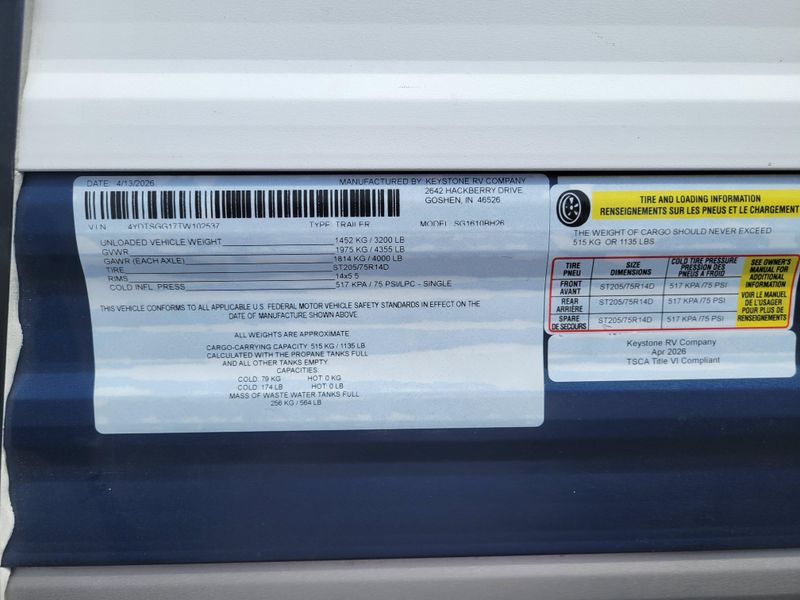 New 2026 KEYSTONE Springdale 1610BHImage 19