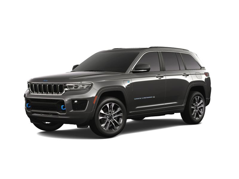 2023 Jeep Grand Cherokee Overland 4xe in a Baltic Gray Metallic Clear Coat exterior color and Global Blackinterior. McPeek