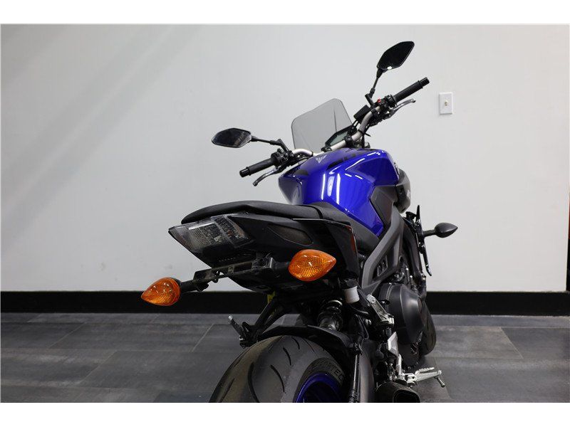 2019 Yamaha MT 09 in a Blue exterior color. New England Powersports 978 338-8990 pixelmotiondemo.com 