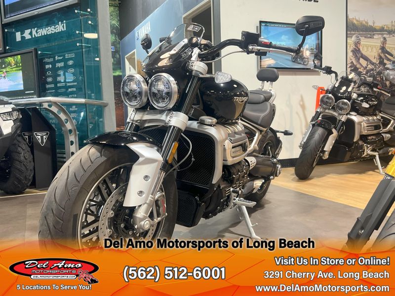 2024 Triumph ROCKET 3 GT  in a SAPPHIRE BLACK exterior color. Del Amo Motorsports of Long Beach (562) 362-3160 delamomotorsports.com 