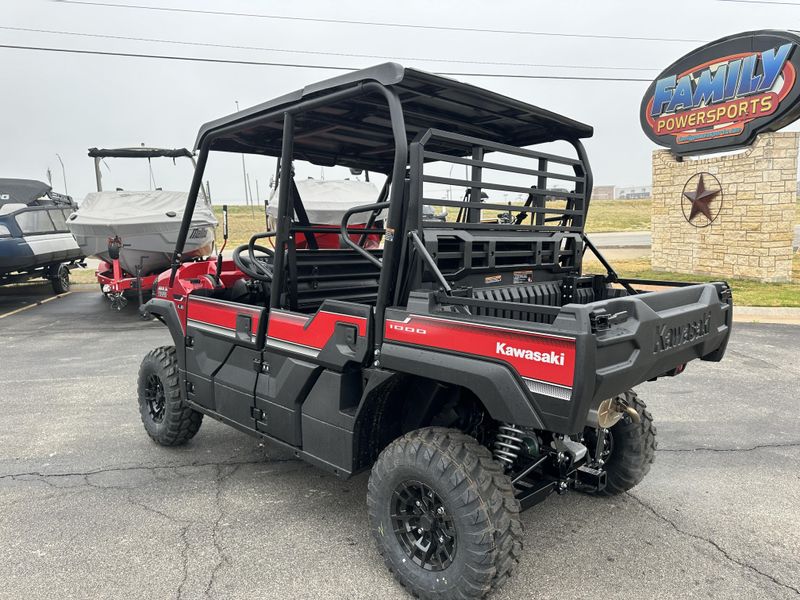 2025 Kawasaki MULE PROFXT 1000 LE CANDY PERSIMMON REDImage 7