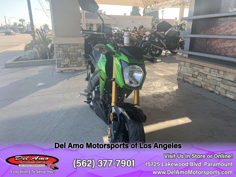 2024 Kawasaki BR125JRFNL-GN1  in a CANDY LIME GREEN exterior color. Del Amo Motorsports of Los Angeles (562) 262-9181 delamomotorsports.com 