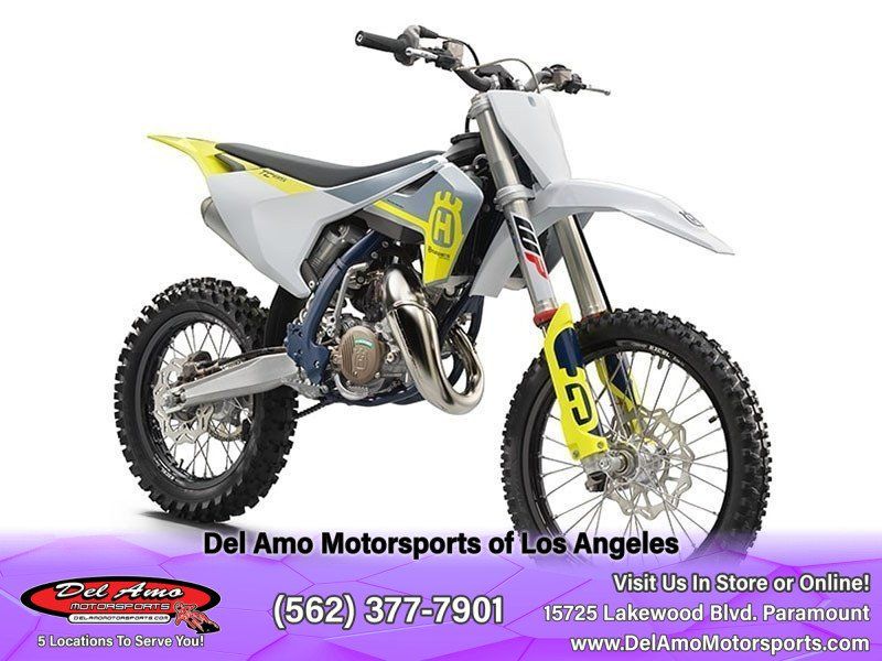 2024 HUSQVARNA TC 85 19/16  in a WHITE exterior color. Del Amo Motorsports of Los Angeles (562) 262-9181 delamomotorsports.com 