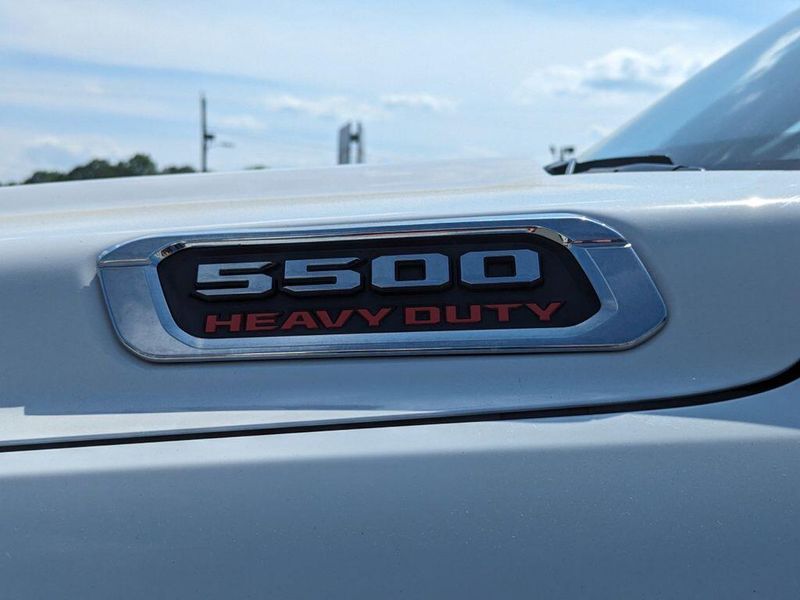 2023 RAM 5500 Chassis Tradesman in a Bright White Clear Coat exterior color and Diesel Gray/Blackinterior. Johnson Dodge 601-693-6343 pixelmotiondemo.com 