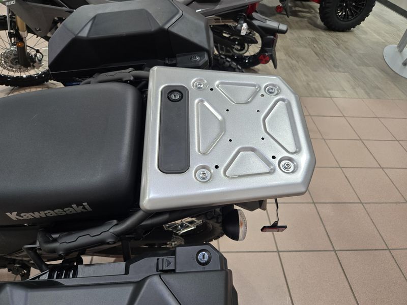 2025 Kawasaki KLR 650 ADVENTURE ABS CYPHER CAMO TAN AND METALLIC MATTE CARBON GRAYImage 15