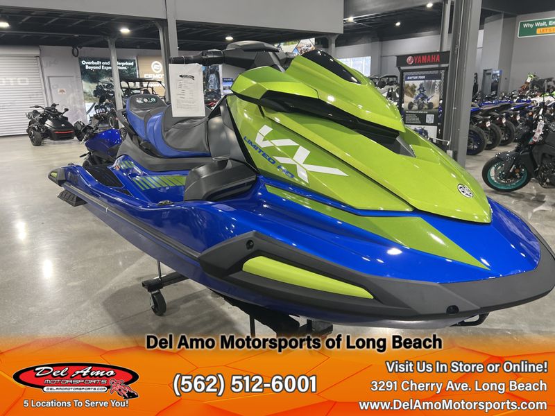 2024 Yamaha VX1900A-A  in a AZURE BLUE/ACID GREEN exterior color. Del Amo Motorsports of Long Beach (562) 362-3160 delamomotorsports.com 