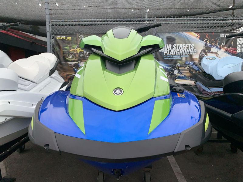 2024 Yamaha VX1900A-A  in a AZURE BLUE/ACID GREEN exterior color. Del Amo Motorsports of Long Beach (562) 362-3160 delamomotorsports.com 