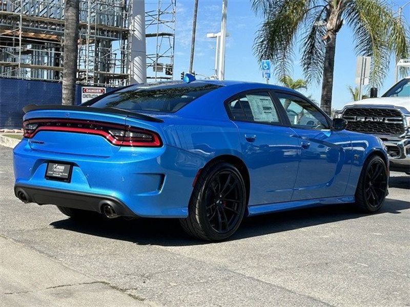 2023 Dodge Charger Super Bee in a B5 Blue exterior color and Carboninterior. McPeek