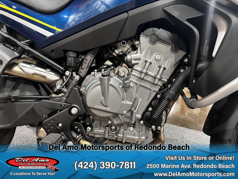 2023 CFMOTO CF800-5US  in a TWILIGHT BLUE exterior color. Del Amo Motorsports of Redondo Beach (424) 304-1660 delamomotorsports.com 