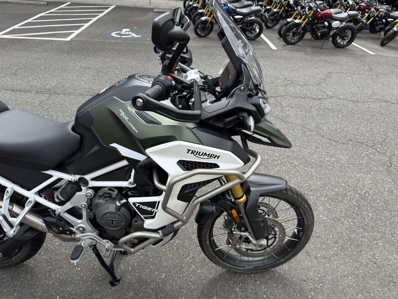 2023 Triumph Tiger 1200 Rally Explorer - MATTE KHAKI GREEN 