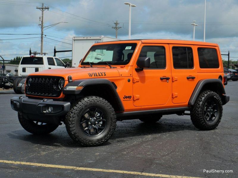 New 2025 Jeep Wrangler 4-door WillysImage 8
