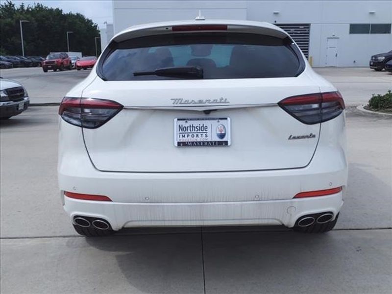 2024 Maserati Levante GT in a White exterior color and Black/Redinterior. Northside Imports Houston 281-475-4549 northsideimportshouston.com 