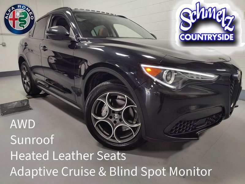 2021 Alfa Romeo Stelvio Nero AWD w/Sunroof/Activ AsstImage 1