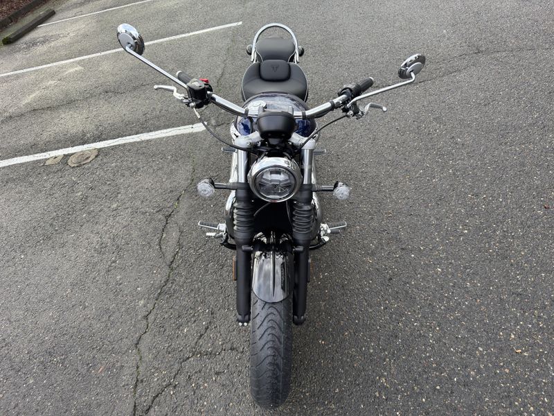 2025 Triumph Bonneville Speedmaster - PACIFIC BLUE - SILVER ICE 