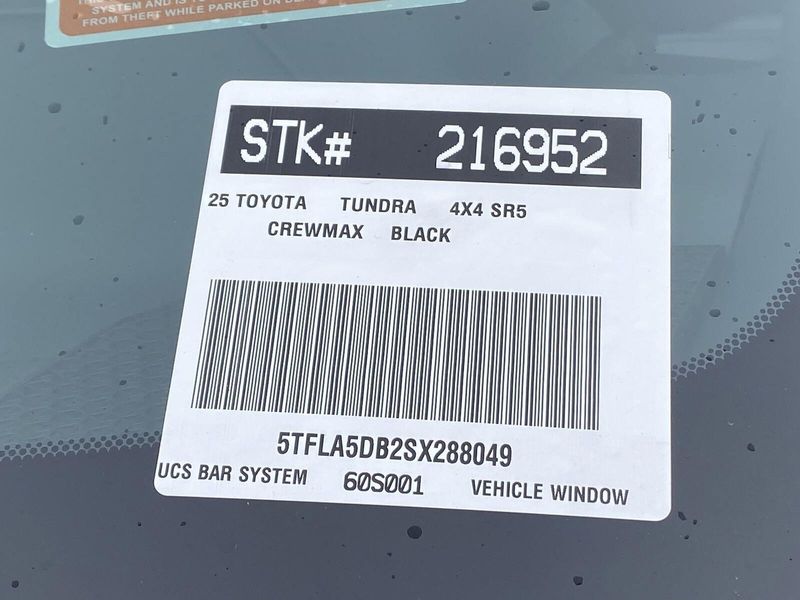 New 2025 Toyota Tundra SR5Image 21