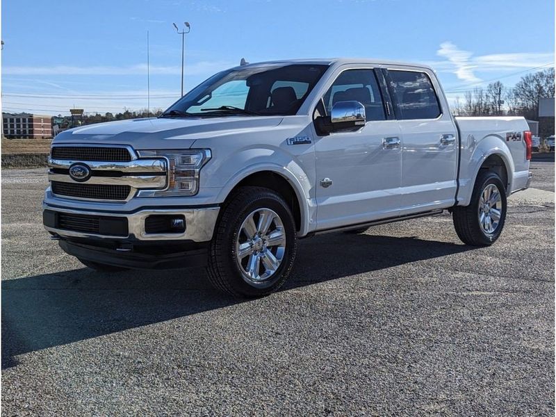 2020 Ford F-150 King Ranch in a Oxford White exterior color and Javainterior. Johnson Dodge 601-693-6343 pixelmotiondemo.com 