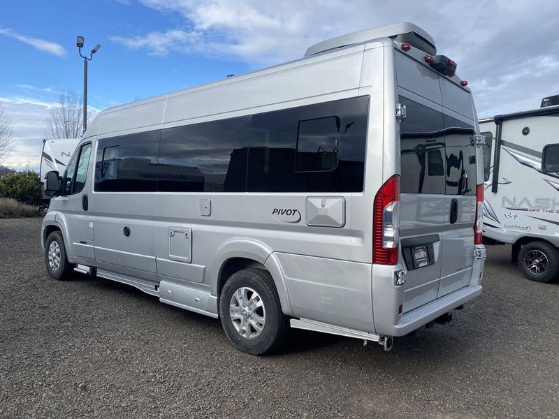 2024 ROADTREK Pivot  in a Silver Metallic exterior color and Chestnut Browninterior. Legacy Powersports 541-663-1111 legacypowersports.net 