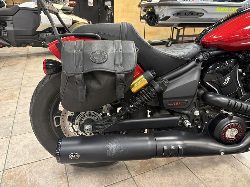 Used 2025 Indian Motorcycle 101 SCOUT WHITE MTLC WGRFX TEC Image 21