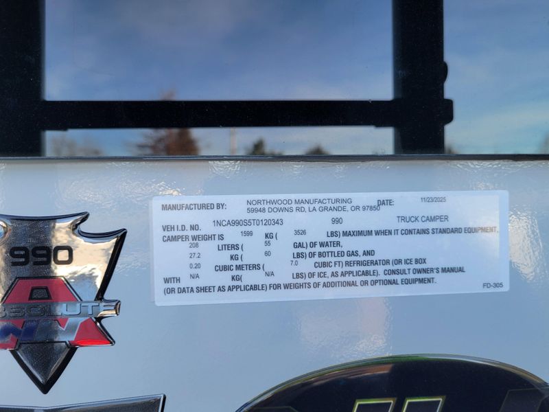 New 2026 NORTHWOOD MFG ARCTIC FOX 990 Image 20