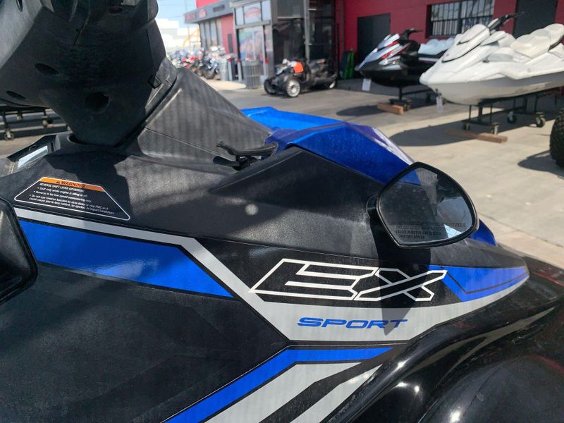 2020 Yamaha EX SPORT- BLACK/AZURE BLUE Image 17