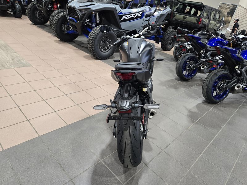2025 Yamaha MT07 MATTE CHARCOAL BLACK Image 8