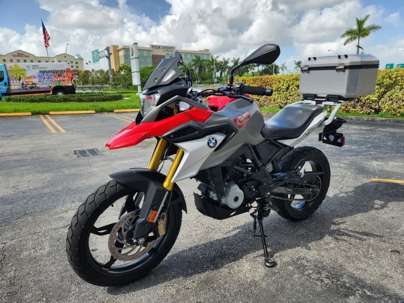 2018 BMW G 310 GS  in a RACING RED exterior color. BMW Motorcycles of Miami 786-845-0052 motorcyclesofmiami.com 