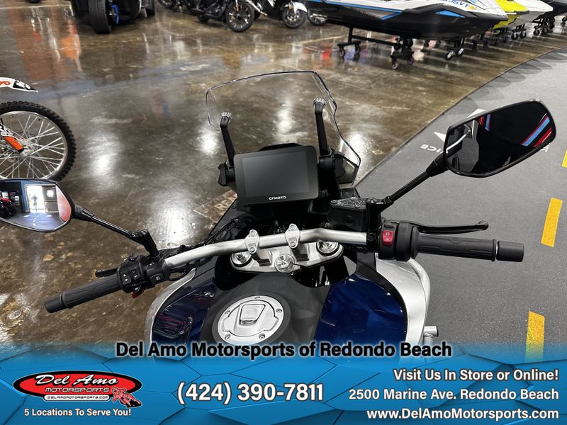 2023 CFMOTO CF800-5US  in a TWILIGHT BLUE exterior color. Del Amo Motorsports of Redondo Beach (424) 304-1660 delamomotorsports.com 